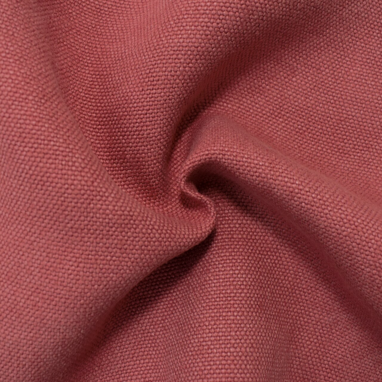 Red Washed Irish Linen Moygashel Slub Solid Canvas Woven Fabric By the Yard